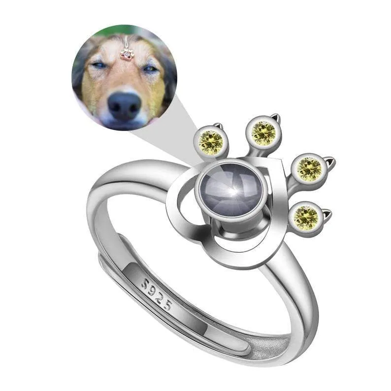 Personalized Dog Paw Necklace