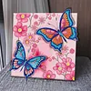 Pre-Framed DIY 3D Flapping Butterfly Diamond Painting Art Craft Kit Living Room Decor(20x20cm)