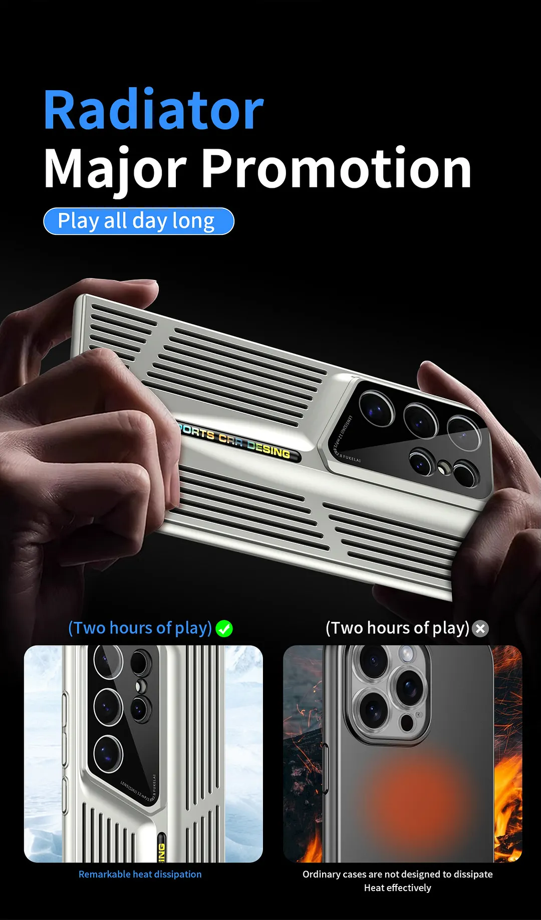 Samsung S series hollow heat dissipation breathable mobile phone case
