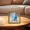 Diamond Painting Wooden Double-Sided Turtle Ornaments Kit with Photo Frame Desktop