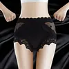 Sexy silk lace high-waisted panties
