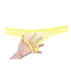 Men's Underwear Sexy Transparent G-String Thong Briefs Bulge Pouch Breathable Panties Perspective Male Bikini Underpants