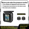 Solar Charging TPMS Motorcycle Tire Pressure Sensors Motorbike Tire Pressure
