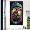 >SALE<Full Embroidery Eco-cotton Thread 161CT Printed Large Tree Cross Stitch 40x70cm