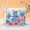 DIY Flower Special Shape Diamond Painting Leather Chain Shoulder Bag Clutch