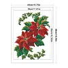 Xmas Flower - 9CT Partial Beaded Cross Stitch Kit(39x39cm)