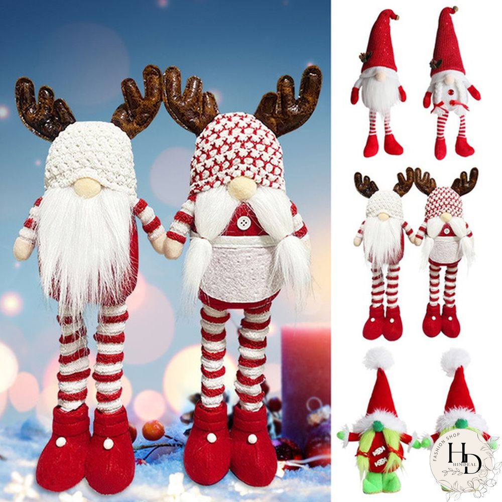 34Styles Swedish Tomte Dwarf Faceless Plush Doll Rudolph Gnomes Dwarf Santa Claus Elf Doll Ornaments