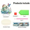 DIY Diamond Painting Acrylic Easter Egg Tabletop Ornament Kit