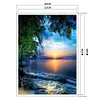 Beach-11CT Stamped Cross Stitch Kit(36x46cm)