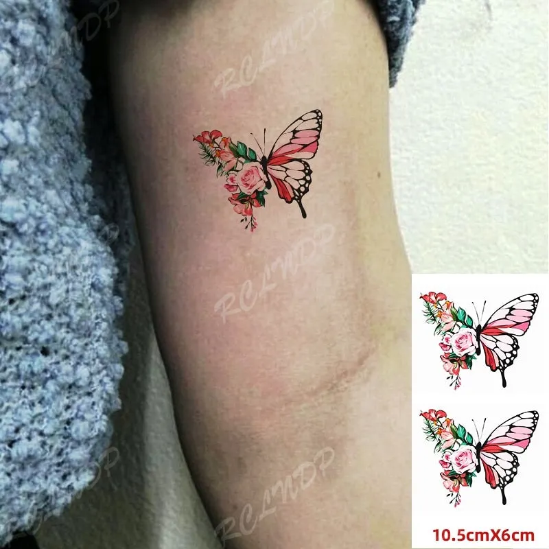 Waterproof Temporary Tattoo cute squirrel fox dog rabbit owl Cat animal fake tatto stickers flash tatoo for kids girl women lady
