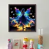 (Stamped/Counted) Fluorescent Butterfly Fairy-11CT Cross Stitch 40*40cm