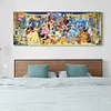(Big Size) 5D Diamond Painting  Family Full Round Drill DIY Cartoon Rhinestone