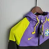 Brazil National Team Windbreaker Purple-Black love fball