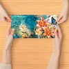 (US Local)12pcs DIY Greeting Card Special shaped Diamond Painting Flower Bird Postcards Kit