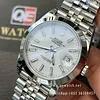 Rolex Datejust M126300-0006 Stainless Steel on Jubilee with White Dial and Smooth Bezel Super Clone