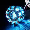 Reactor Ornaments Core Figure Reactor Alloy Model Display Metal Chest light, LED light, Vibration Sensor Control, USB Interface, Gift Toy