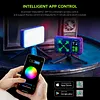 RB-V12 360&deg; Full Color RGB Magnetic LED Fill Light with App Control, 26 Lighting Scenes, USB Type-C PD/QC Fast Charging Port, Cyberpunk Mini Portrait Handheld Selfie Video Creative Lighting