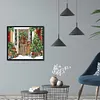 Greet Christmas-14CT Stamped Cross Stitch 33*28cm(Brand)