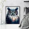 Owl - 11CT Stamped Cross Stitch - 40*50cm
