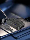 200W Car Power Inverter 12V to 220V Car Voltage Converter 4 USB Ports Adapter