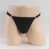 Detachable Sexy Ice Silk Stretch Sheer Low Rise Thong