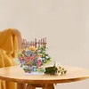 >SALE<Acrylic Fence Bench Desktop Diamond Painting Art Kits for Home Office Decor