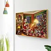 (Big Size)Santa Claus Counting Gifts - 11CT Stamped Cross Stitch - 60*45cm - Xmas