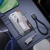 Mecha Tactical Mobile Power Supply With Replaceable Battery, Removable Magazine, 25W Fast Charge, 21700 Battery Cell