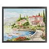(US Local)Lake Como-11CT Stamped Cross Stitch Kit(66x55cm)