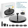 6.7 Inch Solar Fountain Pump for Garden, Pond, Pool, Fish Tank, Aquarium and Outdoor