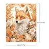 Fox-Paint by Numbers Acrylic Painting 40*50CM