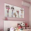 Giraffe Family - Full Round/Square Diamond Painting(85x45cm)