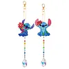 2pcs Crystal Rhinestone Double-sided Stitch Suncatcher Hanging Kits