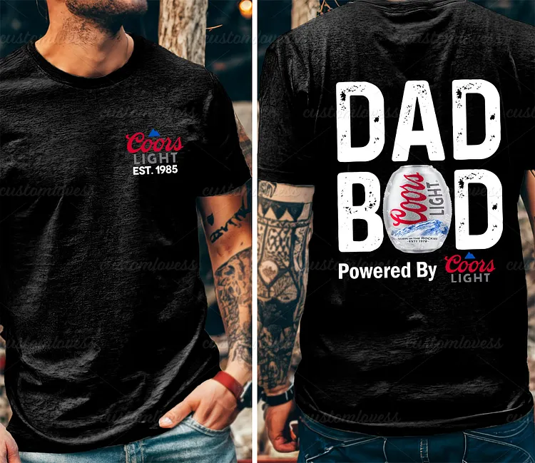 Custom DAD BOD Powered Shirt