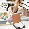 (US Local)Dragonfly PU Diamond Art Note Box with 160 Sheets of Paper Craft Kit