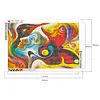 Diamond Painting -DIY Round Drill Contour Abstract(60x40cm)
