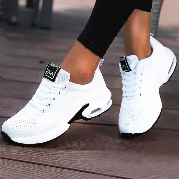 2021 Women Running Shoes Breathable Mesh Outdoor Light Weight Sports Shoes Casual Walking Sneakers Tenis Feminino