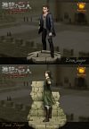 Eren Yeager & Pieck Finger - Attack On Titan Resin Statue - Model Power Studio
