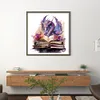Dragons And Books - 14CT Stamped Cross Stitch - 50*50cm