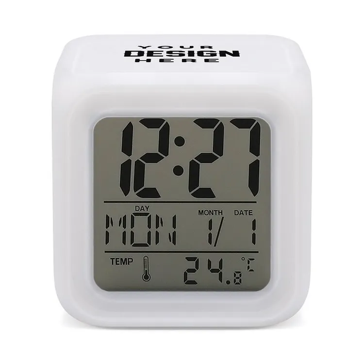 Personalized  Color Change Alarm Clock
