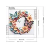 Butterfly Wreath-Special Shaped Diamond Painting Kit