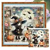 (Multi-Style) Halloween House-11CT Stamped Cross Stitch 50*50cm/19.69*19.69in