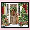 Greet Christmas-14CT Stamped Cross Stitch 33*28cm(Brand)