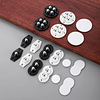 4Pcs Universal Wheel Mini Swivel Wheels Self Adhesive Caster Stainless Steel for Desk Chair Casters 360&deg; Rotation Pulley