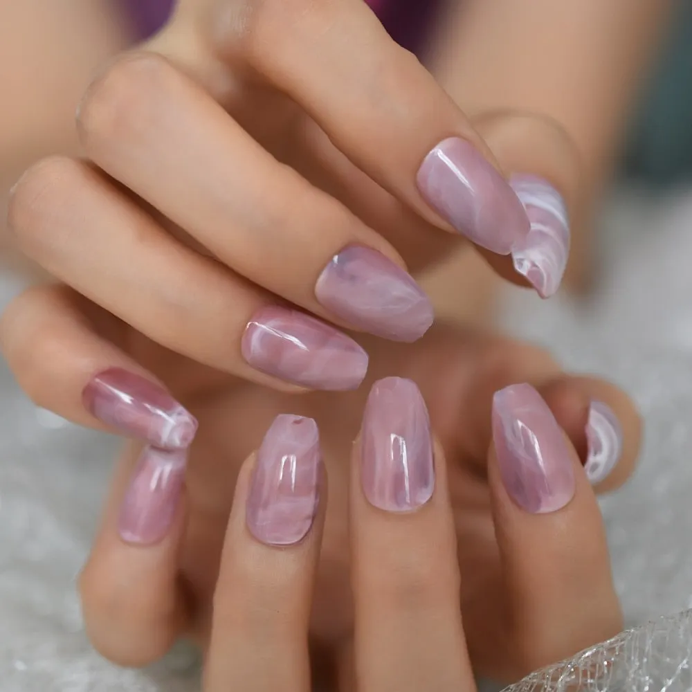 Detachable Medium Coffin Fakw Nails Snakeskin Nails Pre-Design Gelx Nails Tip Nails Stick On Nails Full Cover Nails Wholesale RU-Nail Inspo