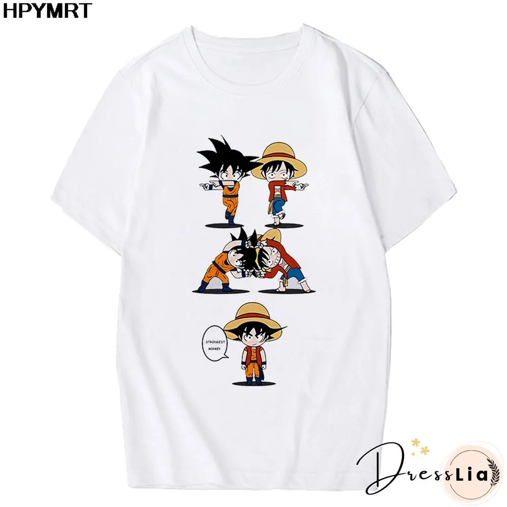 Anime Tshirt Women T Shirt One Piece Zoro Japanese Harajuku T-shirt Hipster Tees Harajuku Streewear Fashion Tops Female Clothing