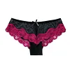 Sexy Lace Low Waist Bow Mesh Panties