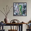 Diamond Painting -DIY Round Drill Emerald Seahorse(40x40cm)