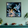 (US Local)Paint By Numbers Kit On Canvas DIY Oil Art Hummingbird Picture Home Decor40x40cm
