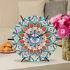 (US Local)5D DIY Crystal Diamond Painting Wooden Handmade Mandala Clock Kits
